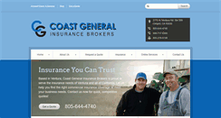 Desktop Screenshot of coastgeneralinsurance.com